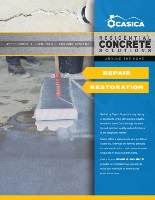 Concrete and Chemicals - Concrete Repair And Restoration